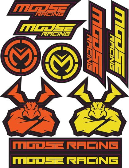 Planche de stickers Moose Racing Autocollant Universel
