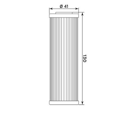 Filtre à huile Meiwa KT8006