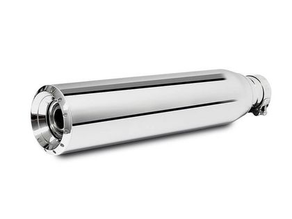 Silencieux Miller Exhaust Poli,Embout Standard Ø45mm Universel
