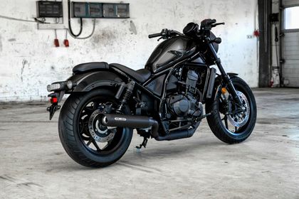 Miller Exhaust Schwarz, SlashCut-Endstück Schalldämpfer Ref : MIL00097A / HO-CMX1100-X55.09 HONDA 1100 CMX 1100 REBEL - 2025