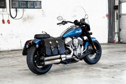 Miller Exhaust Schwarz, Kegelstumpf Schalldämpfer Ref : MIL00102A / IN-CHF-LT-X45.11 INDIAN 1890 SUPER CHIEF 116 ABS Limited (D) - 2021 - 2024