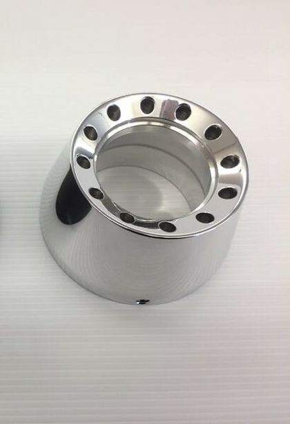 Miller Exhaust Konischer Aufsatz Ø93mm Poliert Endstück des Schalldämpfers Universell