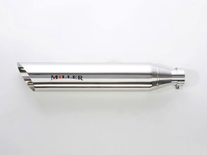 Miller Exhaust Poliert, Ø38mm Schalldämpfer Universell