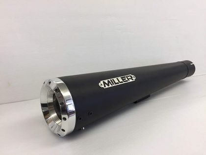 Miller Exhaust Poliert, Dübel Ø54mm Schalldämpfer Universell