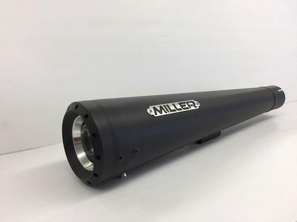 Miller Exhaust Schwarz,Endstück Ø54mm Schalldämpfer Universell
