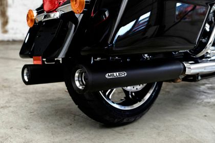 Miller Exhaust Schwarz,Standardende Schalldämpfer