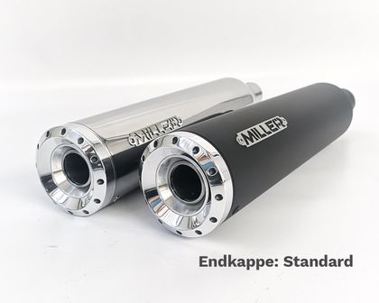 Miller Exhaust Poliert, Standardausführung Schalldämpfer