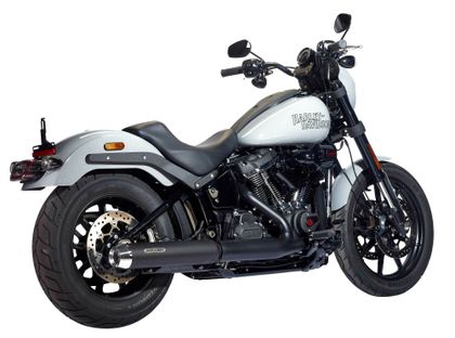 Miller Exhaust Black, Polished Cone Tip Silencer