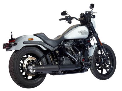 Miller Exhaust Black, Polished SlashCut Tip Silencer