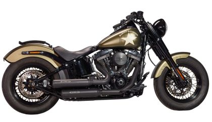 Miller Exhaust Poliert, Standard Schwarz Vollständige Linie Ref : MIL00763A / HD-OSHCS.01 