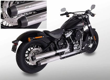 Miller Exhaust Schwarz, Kegelstumpf Schalldämpfer Ref : MIL00782A / HD-SB-107-X11.11 