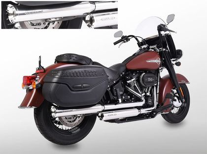 Miller Exhaust Black, Polished Standard Tip Silencer Ref : MIL00811A / HD-SD-107-X11-X12.06 