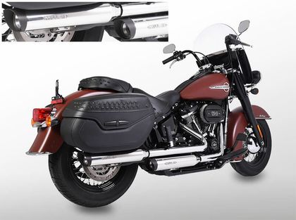 Miller Exhaust Black, SlashCut Tip Silencer Ref : MIL00814A / HD-SD-107-X11-X12.09 