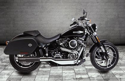 Miller Exhaust Polished, SlashCut Tip Silencer Ref : MIL00830A / HD-SG-107-X39.02 