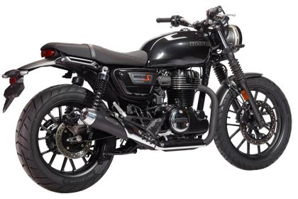 Miller Exhaust Black, Polished Conical Tip Silencer