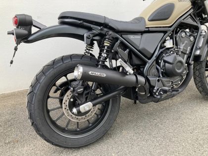 Miller Exhaust Black, Polished Conical Tip Silencer Ref : MIL00979A / HO-CL500-X58.10 HONDA 500 CL 500 - 2025