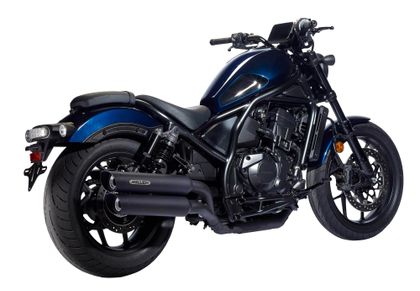 Miller Exhaust Black, SlashCut Tip Silencer