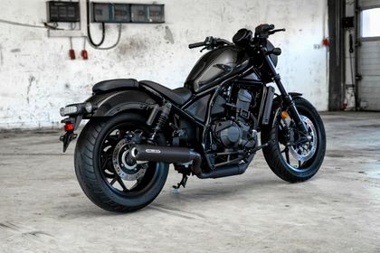 Miller Exhaust Black, Standard Tip Silencer Ref : MIL00988A / HO-CMX11-X44.07 HONDA 1100 CMX 1100 REBEL - 2021 - 2024