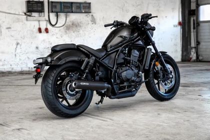 Miller Exhaust Black, Polished Conical Tip Silencer