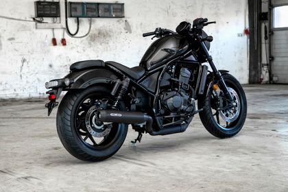 Miller Exhaust Black, Conical Tip Silencer Ref : MIL00997A / HO-CMX1100-X55.11 HONDA 1100 CMX 1100 REBEL - 2025