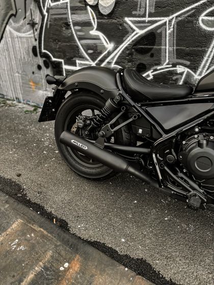 Miller Exhaust Black, SlashCut Tip Silencer