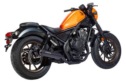 Miller Exhaust Black, SlashCut Tip Silencer