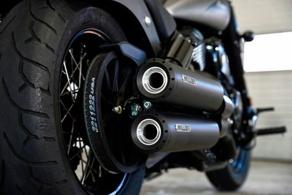 Miller Exhaust Schwarz,Standardende Schalldämpfer