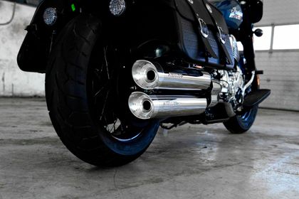 Miller Exhaust Polished, SlashCut Tip Silencer