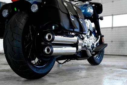 Miller Exhaust Black, SlashCut Tip Silencer