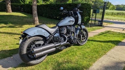 Miller Exhaust Polished, Standard Black Tip Silencer