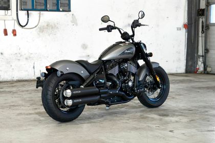 Miller Exhaust Black, Polished Conical Tip Silencer Ref : MIL01064A / IN-CH-SP-X54.10 