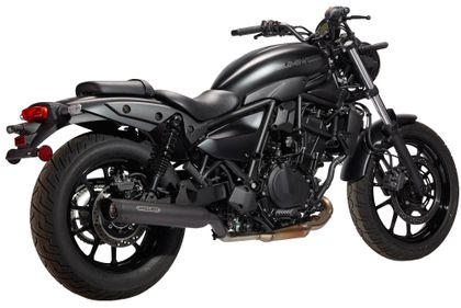 Miller Exhaust Black, SlashCut Tip Silencer