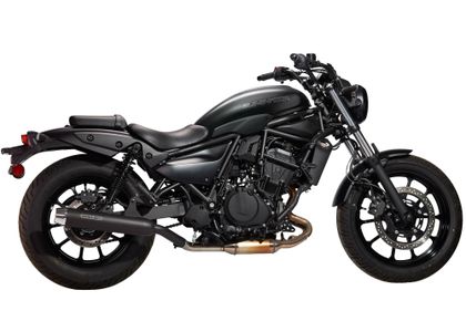 Miller Exhaust Black, Polished Conical Tip Silencer