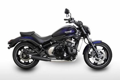 Miller Exhaust Schwarz, SlashCut-Endstück Vollständige Linie Ref : MIL01217A / KA-EN-650-X26.09 