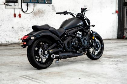 Miller Exhaust Black, Standard Polished Tip Silencer Ref : MIL01220A / KA-EN-650-X46.06 