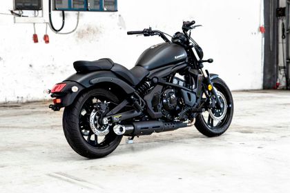 Miller Exhaust Black, Polished SlashCut Tip Silencer Ref : MIL01222A / KA-EN-650-X46.08 