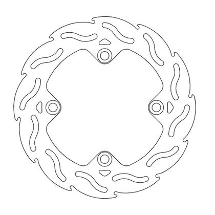 Disque de frein Wave Moto Master arrière MM Flame Fixe