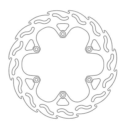 Disque de frein Wave Moto Master arrière MM Flame Fixe