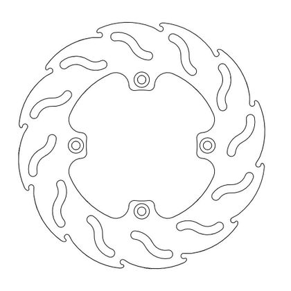 Disque de frein Wave Moto Master arrière MM Flame Fixe