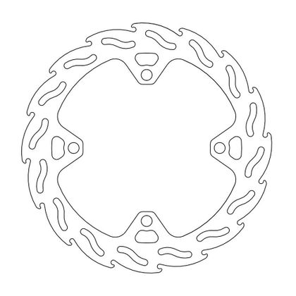 Disque de frein Wave Moto Master arrière MM Flame Fixe
