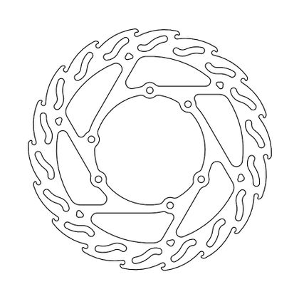 Disque de frein Wave Moto Master avant MM Flame Fixe