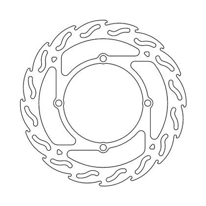 Disque de frein Wave Moto Master avant MM Flame Fixe