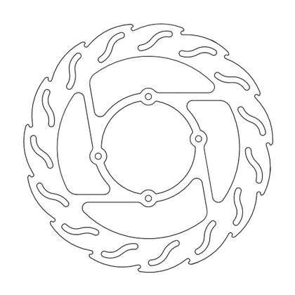 Disque de frein Wave Moto Master arrière MM Flame Fixe ront oversize