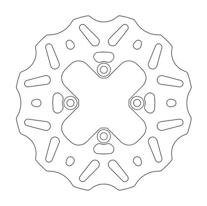 Disque de frein Wave Moto Master arrière Offroad MM Nitro