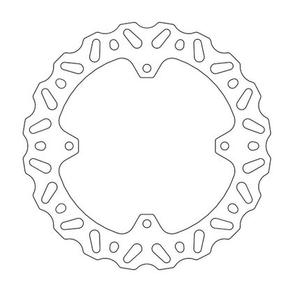 Disque de frein Wave Moto Master arrière Offroad MM Nitro