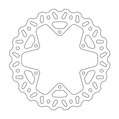 Disque de frein Wave Moto Master arrière Offroad MM Nitro