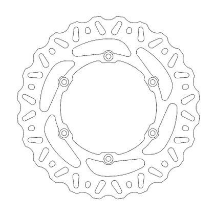 Disque de frein Wave Moto Master arrière Offroad MM Nitro