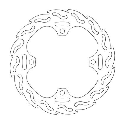 Disque de frein Wave Moto Master arrière MM Flame Fixe