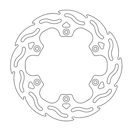 Disque de frein Wave Moto Master arrière MM Flame Fixe