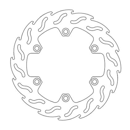 Disque de frein Wave Moto Master avant MM Flame Fixe